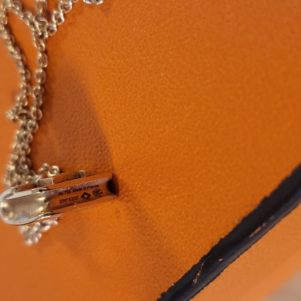 18K Rose gold Hermes Constance necklace - Picture 3 of 10